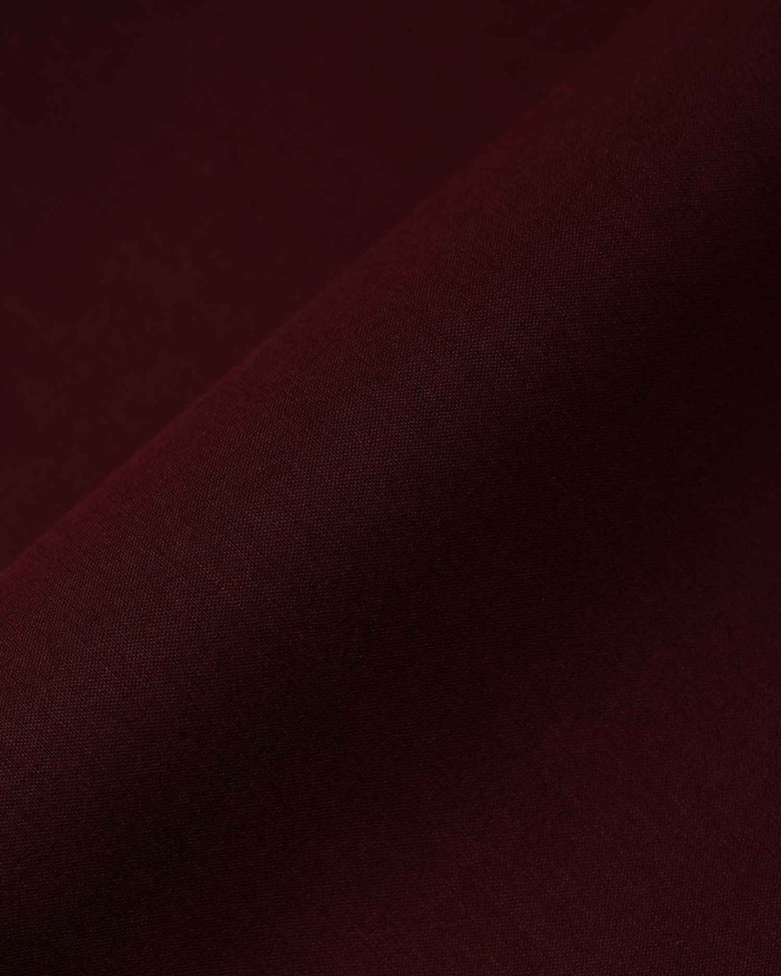 Women’s Traditional Cotton 1 Meter Blouse Material with Smooth Plain Weave - Deep Maroon