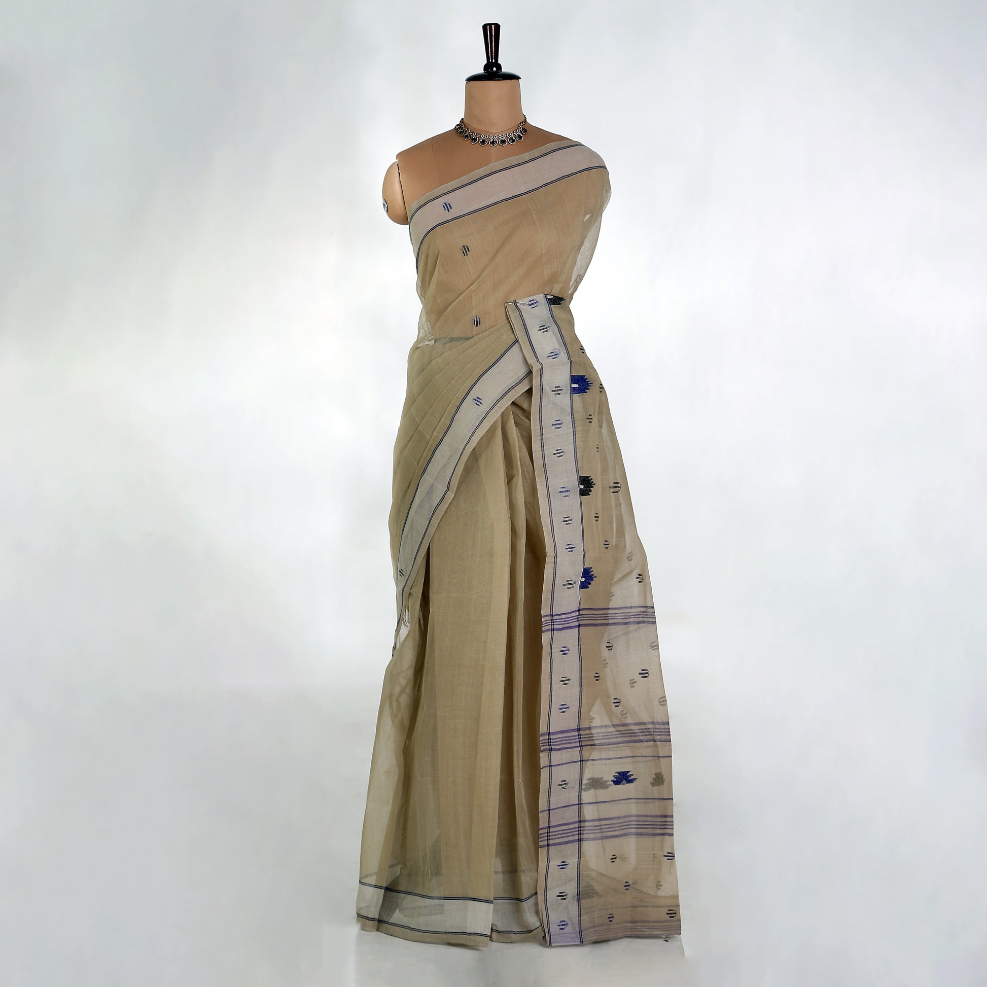 Bengal Cotton Saree For Women | Daily Office Wear Summer Collection | Jeyachandran - Full View