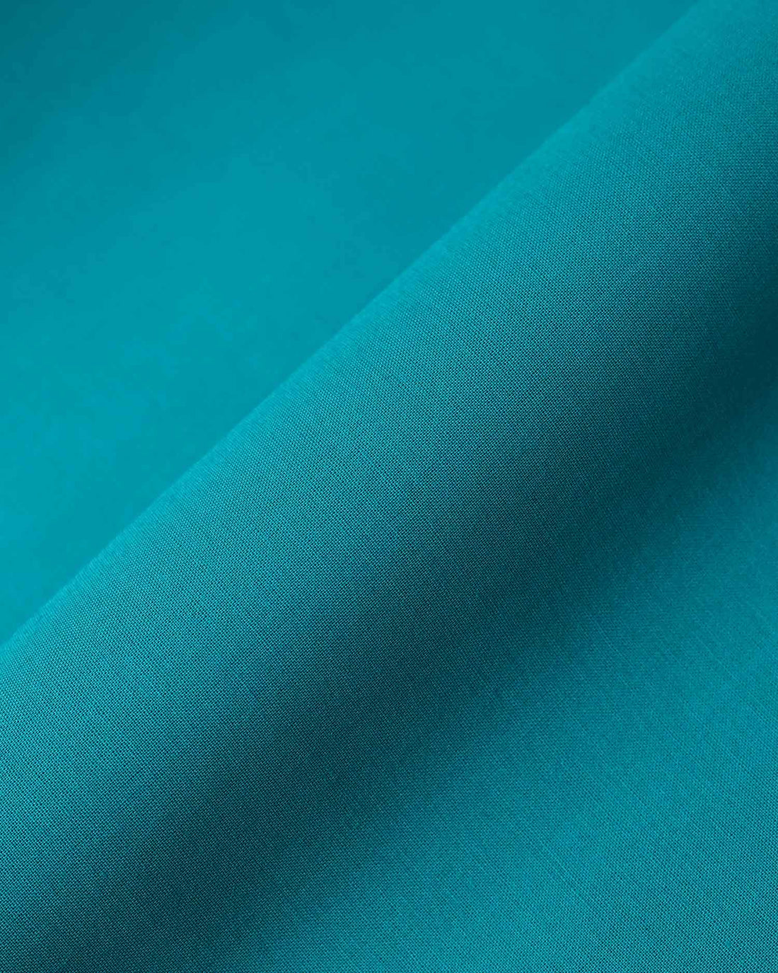 Women’s Traditional Cotton 1 Meter Blouse Material with Smooth Plain Weave - Turquoise