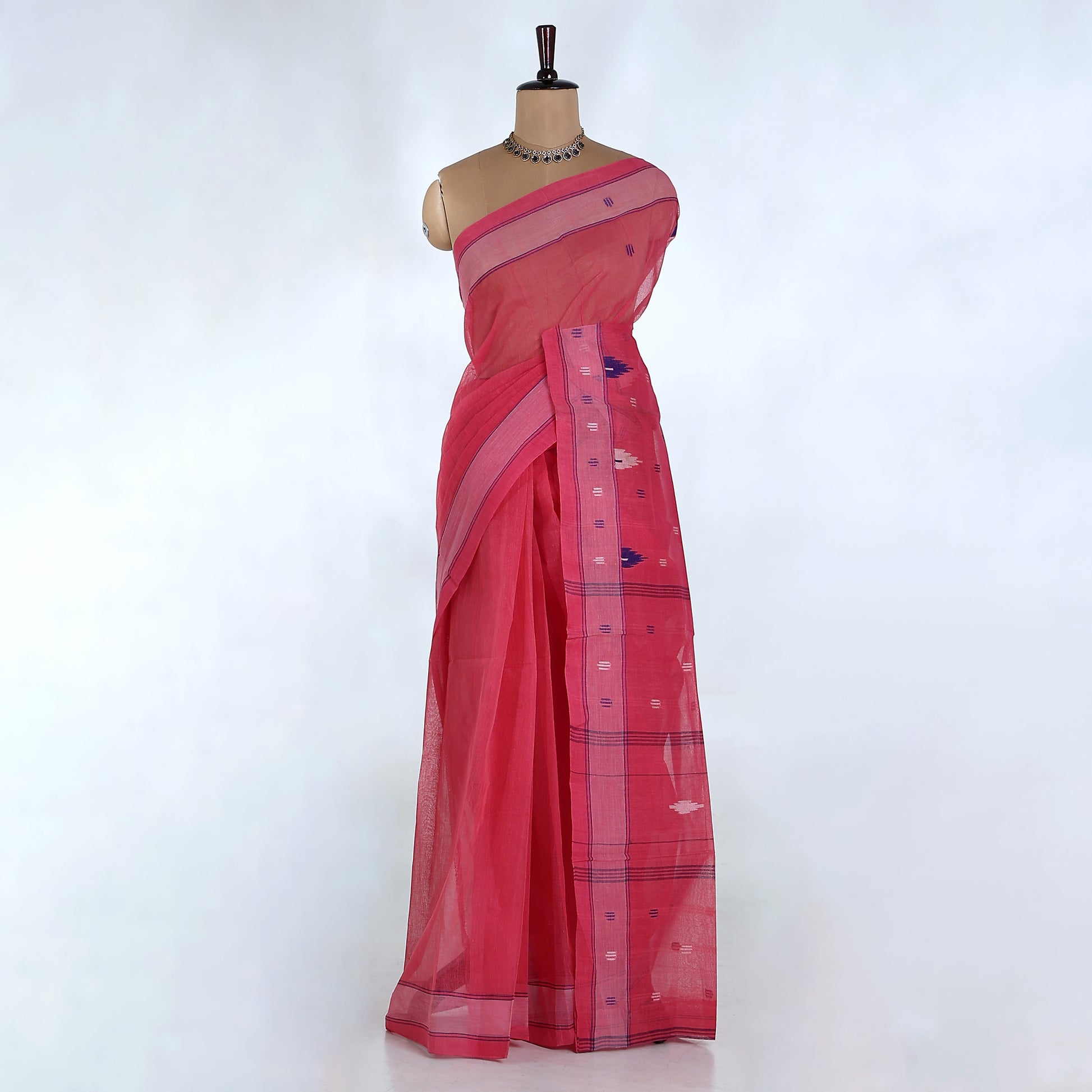 Bengal Cotton Saree For Women | Daily Office Wear Summer Collection | Jeyachandran - Full View