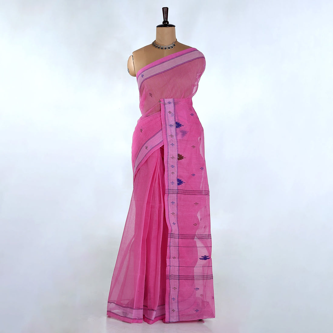Bengal Cotton Saree For Women | Daily Office Wear Summer Collection | Jeyachandran - Full View
