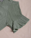 Shop Women Green Colour T-Shirt