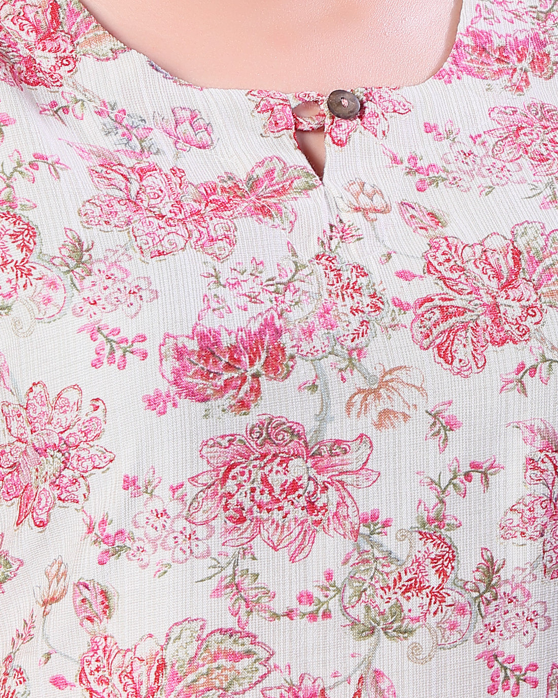 Elegant Floral Printed Straight Kurta with Matching Palazzo - Sandal
