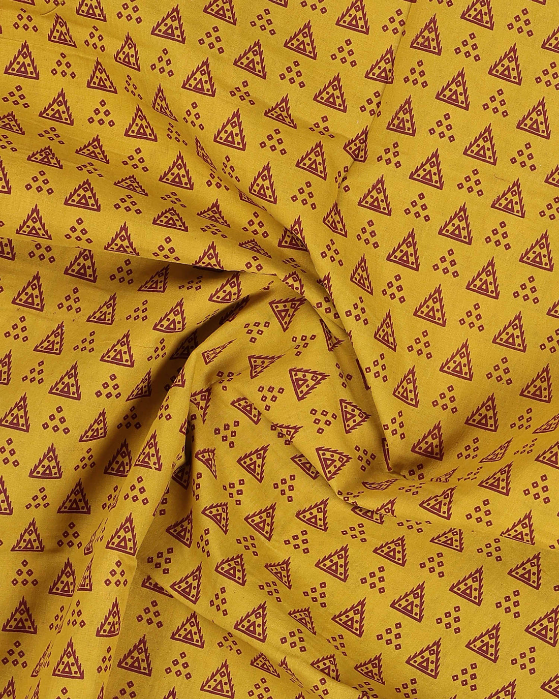 Classic Sungudi Cotton Saree With Printed Design - Yellow