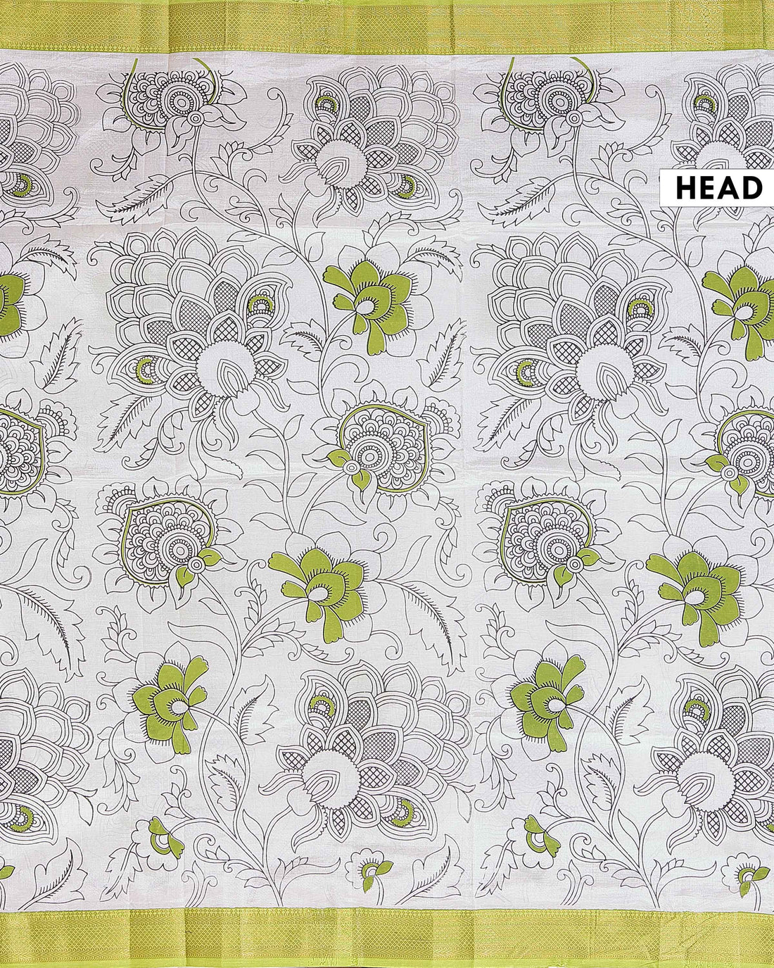 elegant-mangalagiri-semi-chanderi-saree-with-kalamkari-inspired-floral-motifs-and-a-contrast-zari-border-white-one