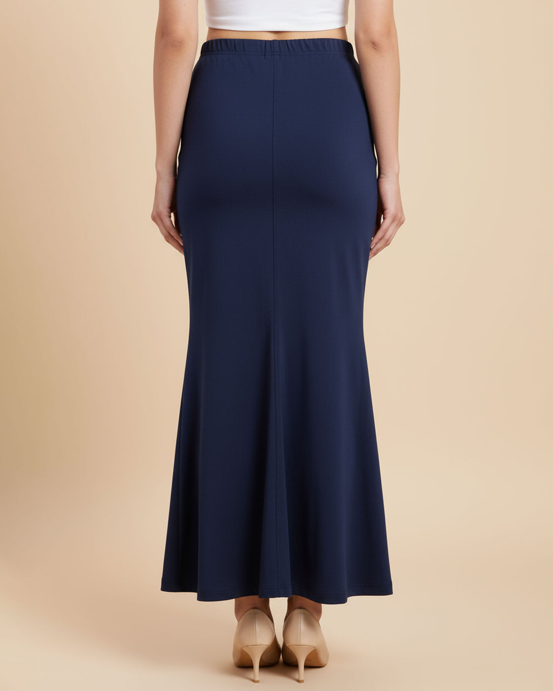 Women's Seamless Body Shaper Innerwear with High-Waist Tummy Control and Slim Fit Design - Navy Blue