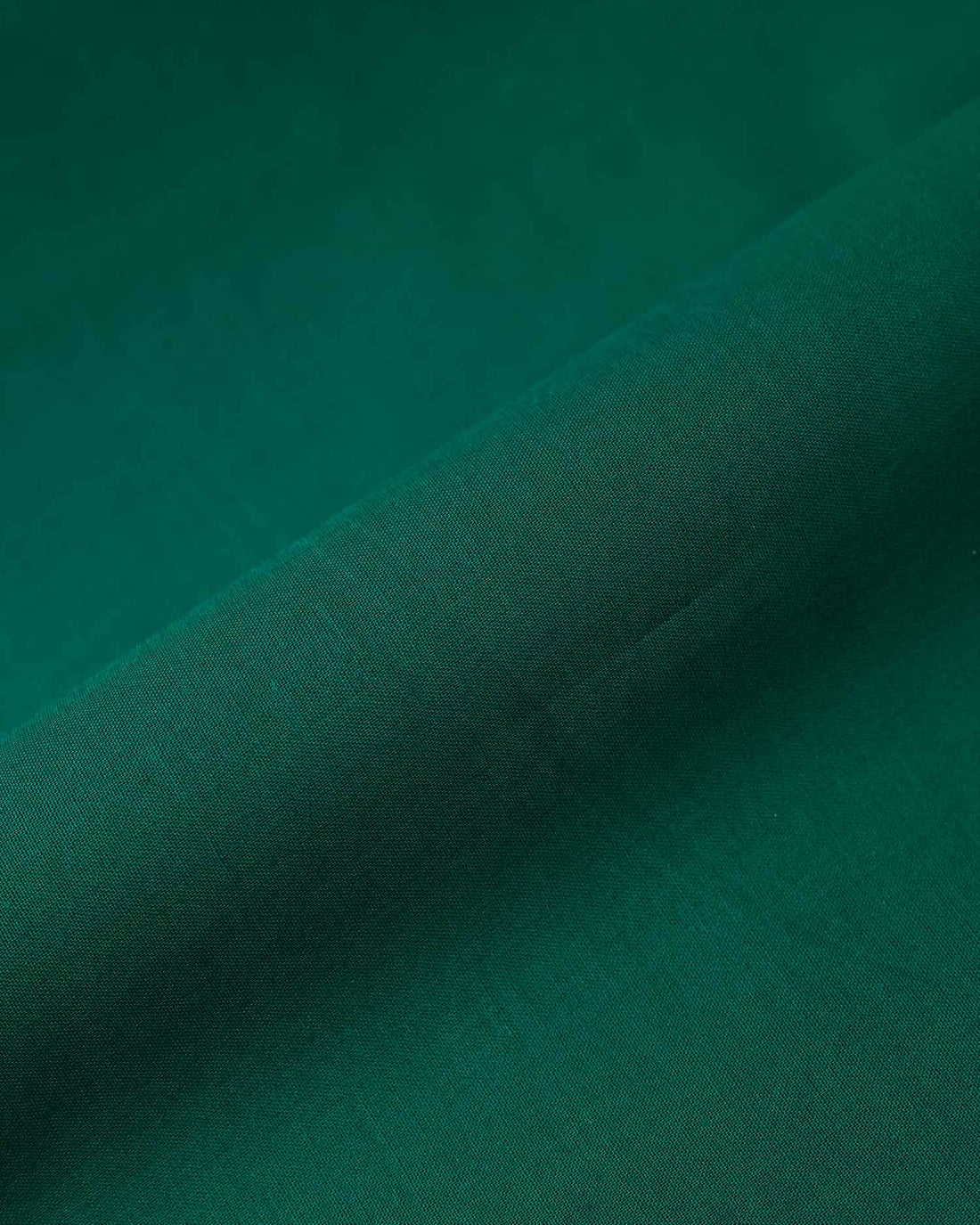 Women’s Traditional Cotton 1 Meter Blouse Material with Smooth Plain Weave - Green