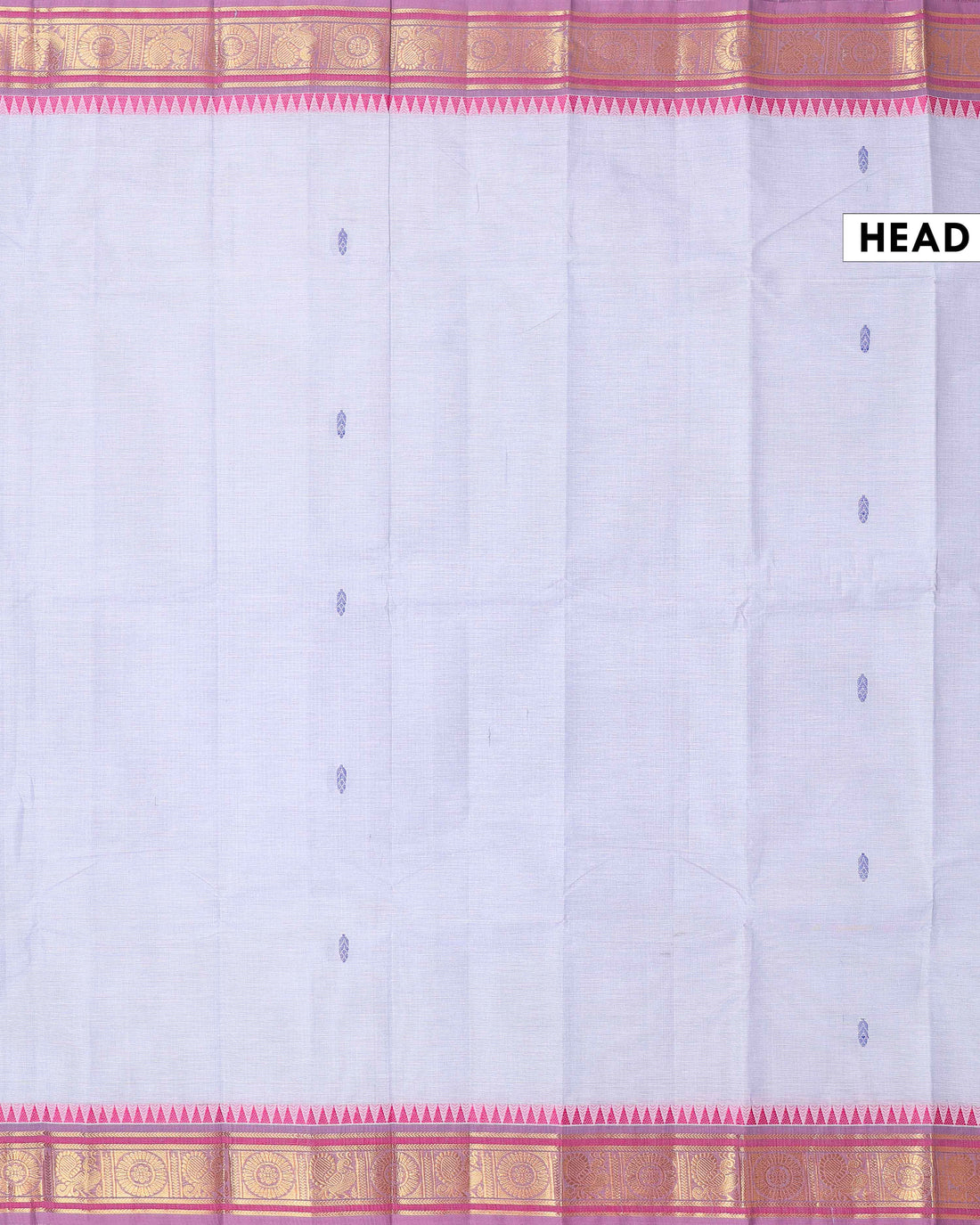 Elegant Chettinad Cotton Saree with Traditional Zari Border and Peacock Motifs - Grey