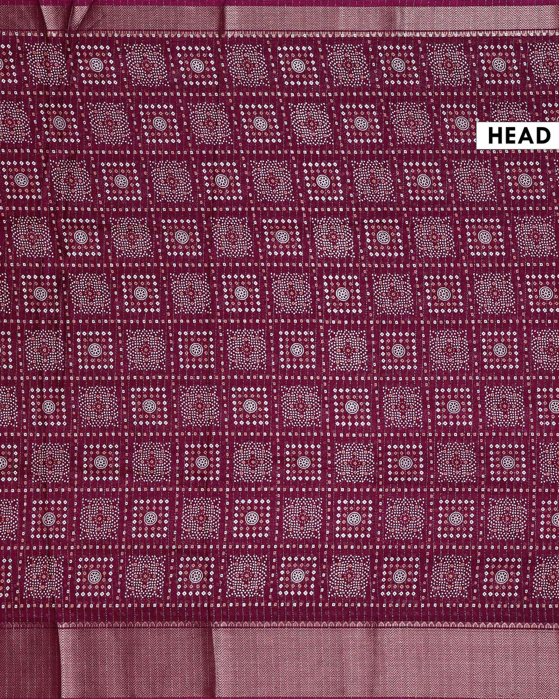 Elegant Dola Silk Saree with All Over Traditional Butta Motifs and Subtle Zari Woven Border -  Burgundy