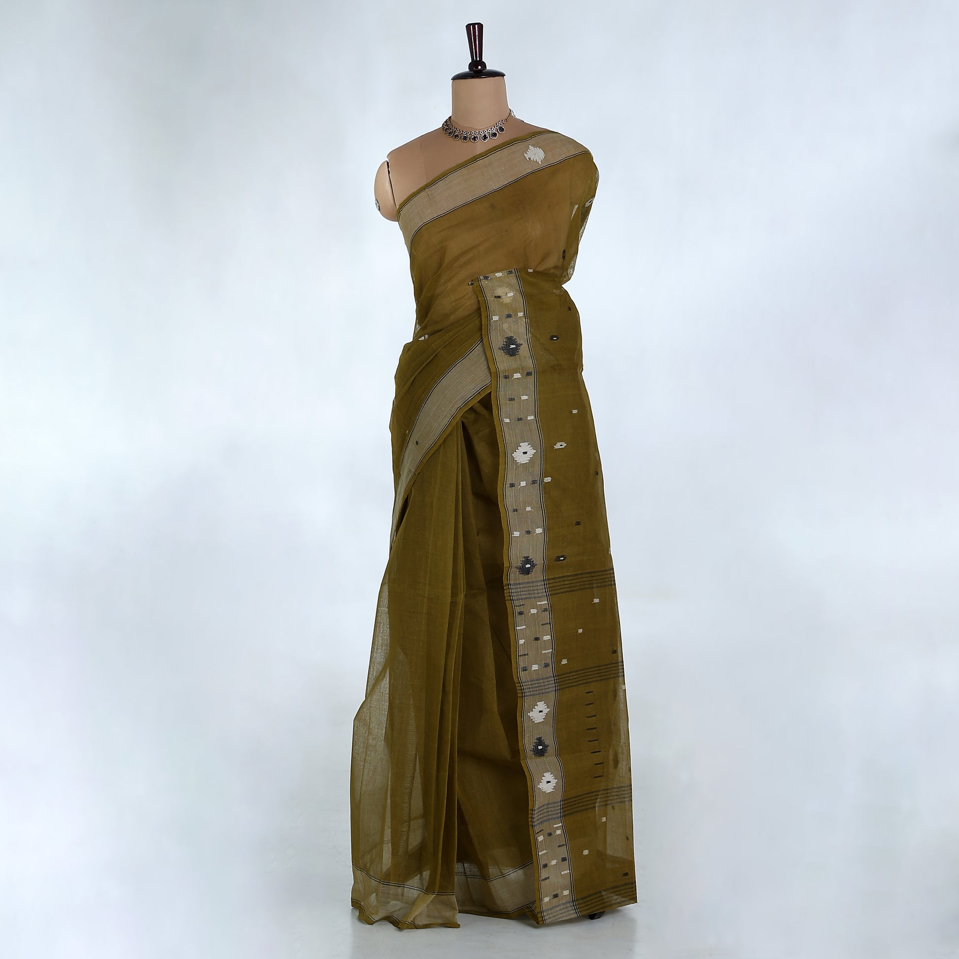 Bengal Cotton Saree For Women | Daily Office Wear Summer Collection | Jeyachandran - Full View