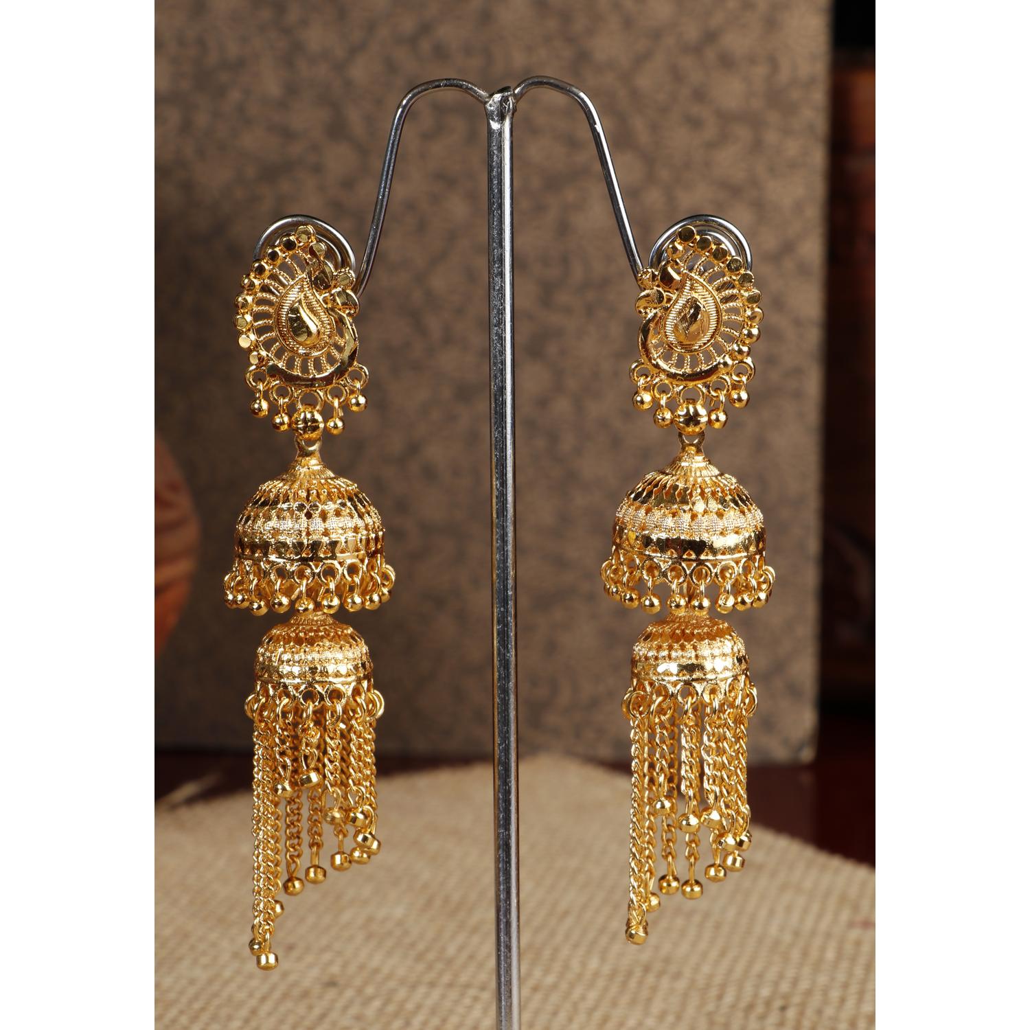 Gold Colour Plated Earrings
