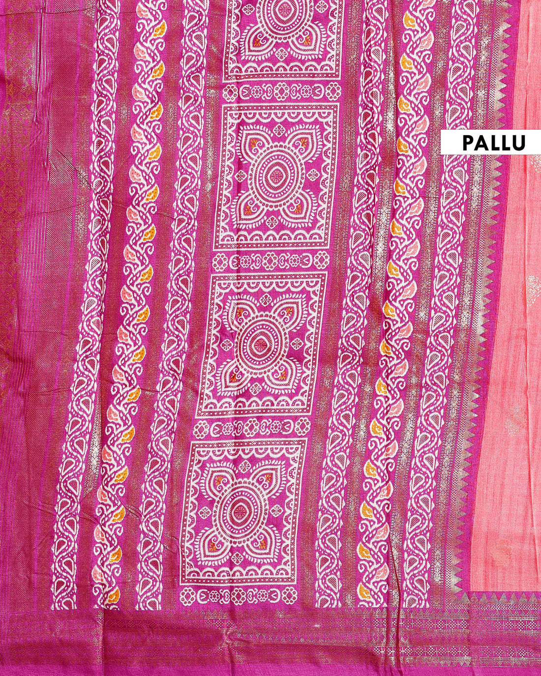 Exquisite Handwoven Dola Silk Saree with Intricate Zari Border and Pallu - Pink