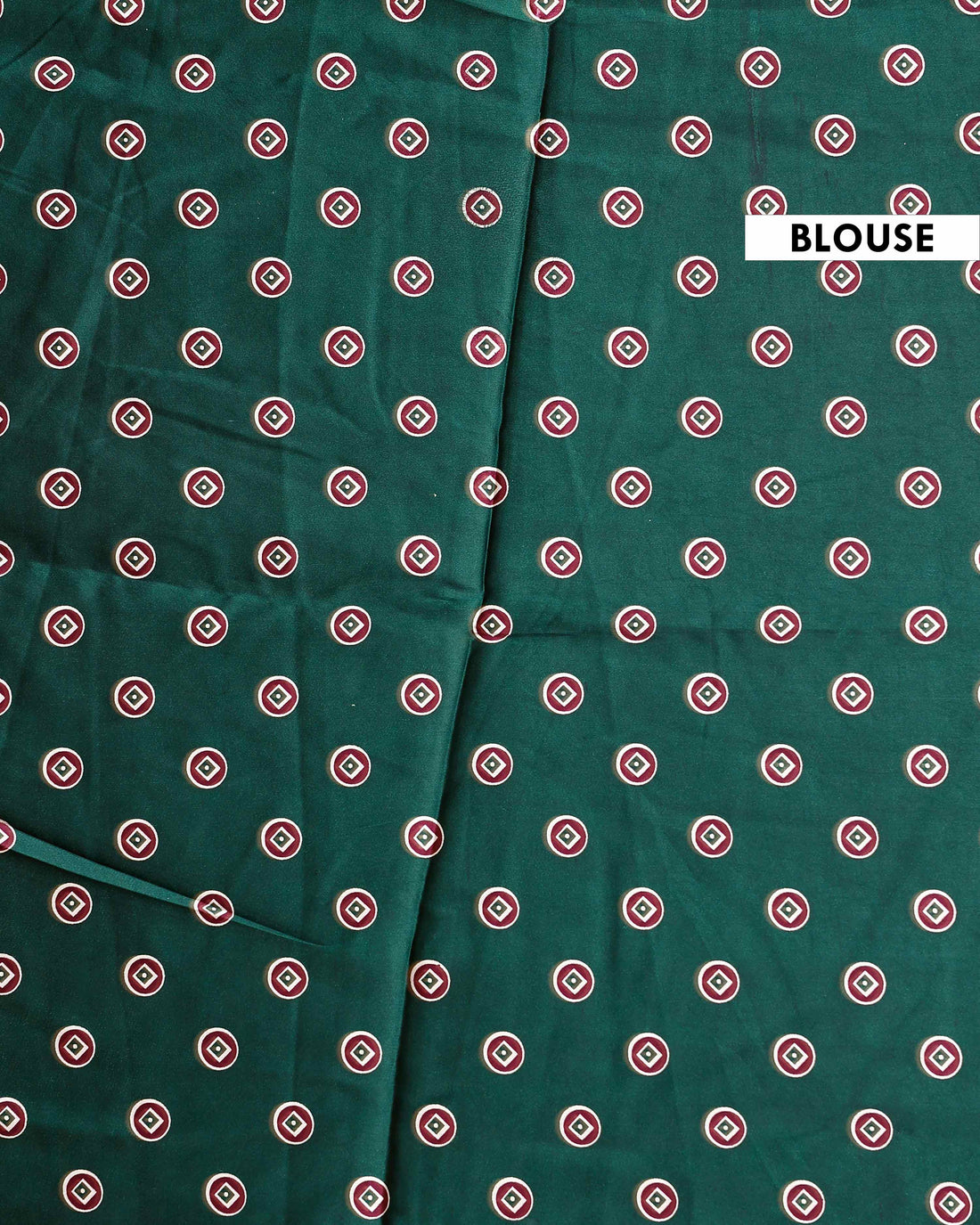 Exquisite Modal Satin Saree with Intricate Geometric and Floral Motifs - Maroon