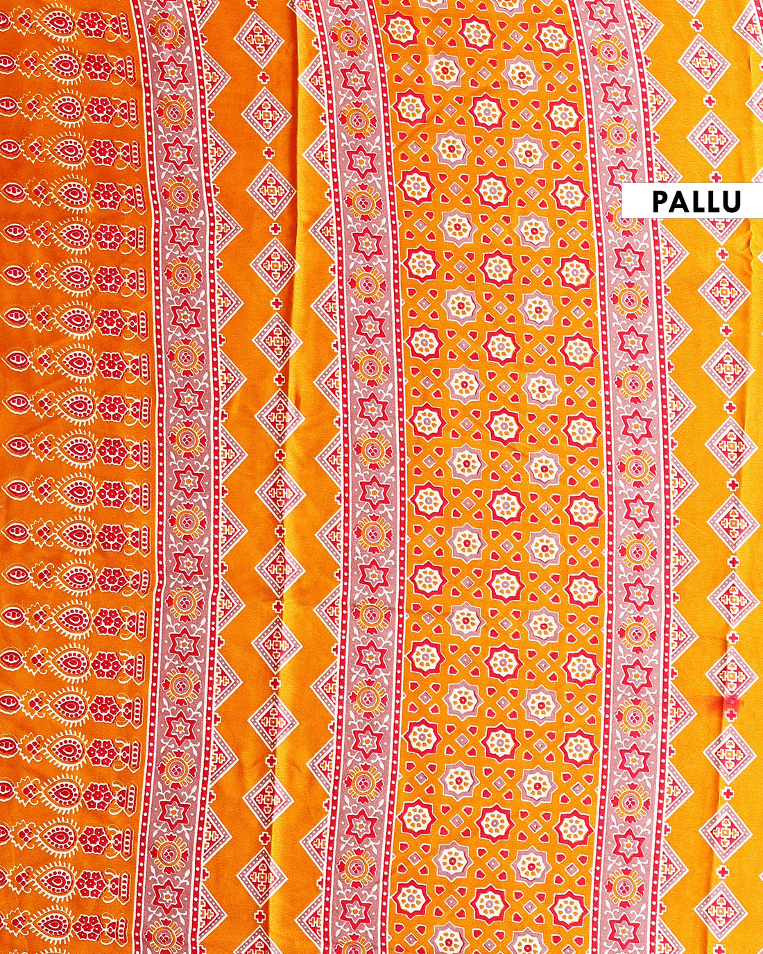 Traditional Bandhani Print Modal Satin Saree with Elaborate Border and Pallu Design  - Pink