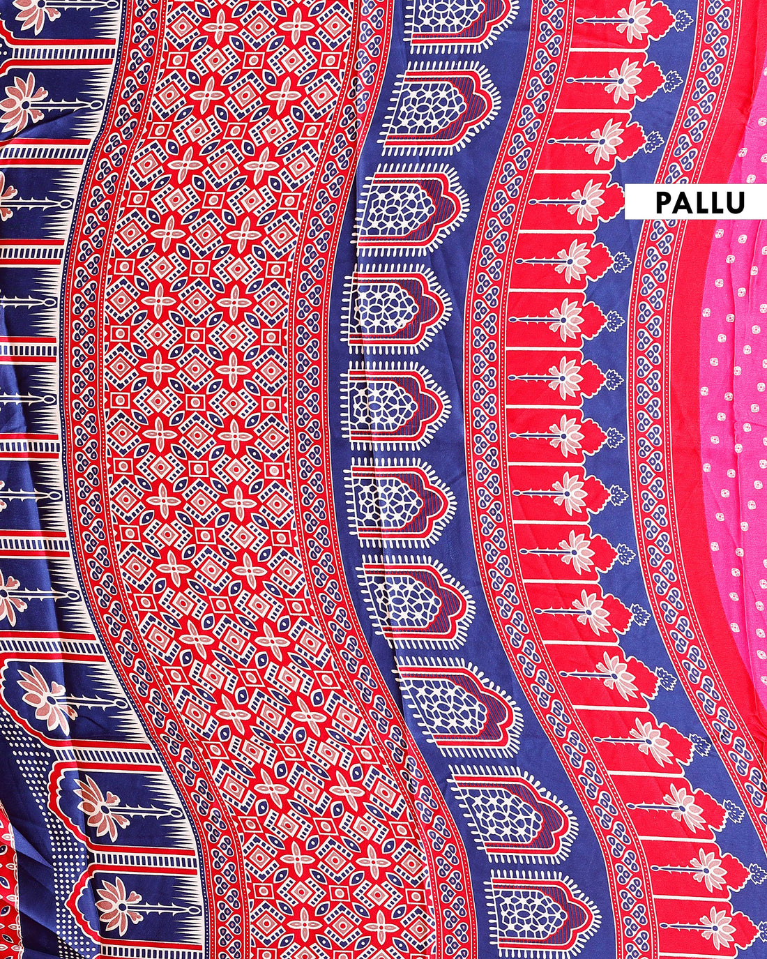 Elegant Modal Satin Saree with Intricate Border Design and Subtle Bandhani-Inspired Body Pattern - Pink