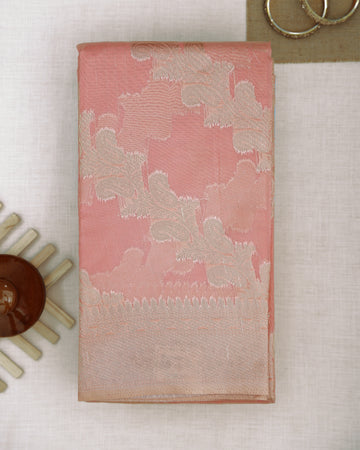 Pink Color Raw Silk Saree