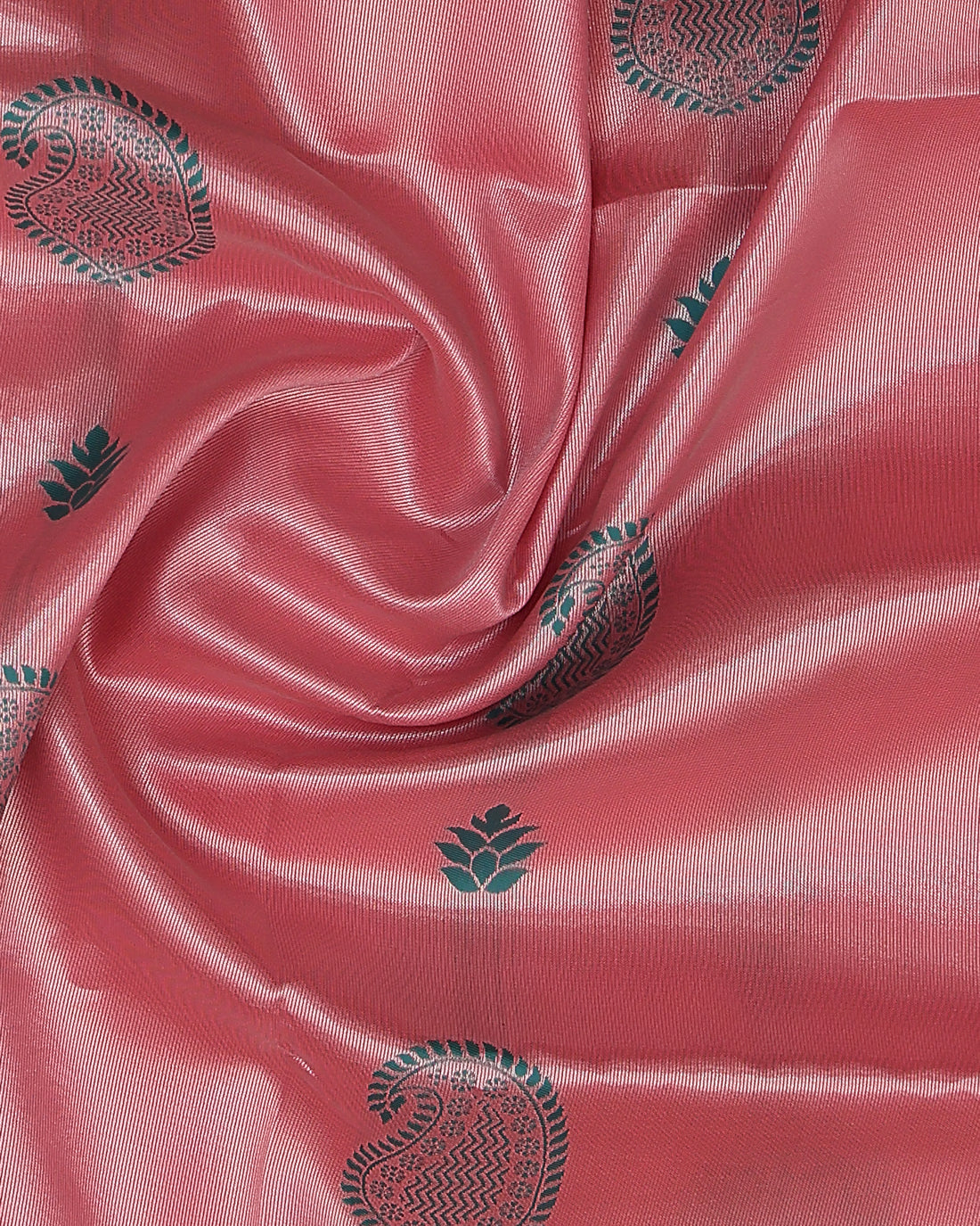 Pink Color Lichi Silk Saree