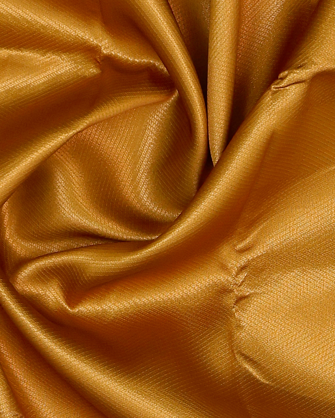 Gold Color Lichi Silk Saree