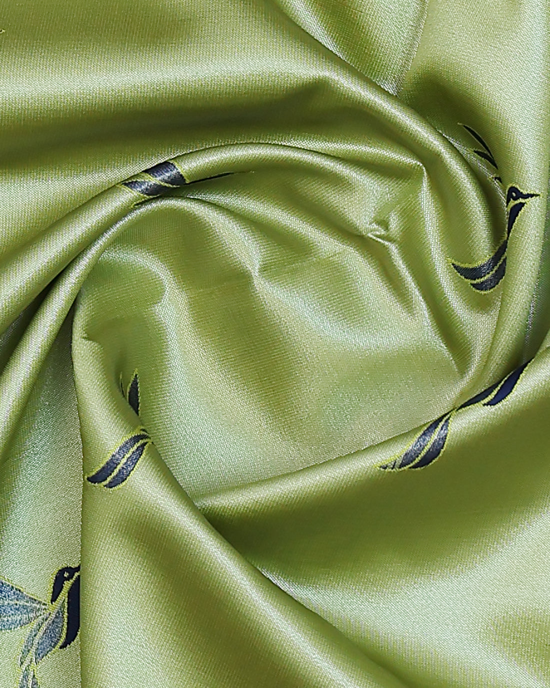 Green Color Lichi Silk Saree