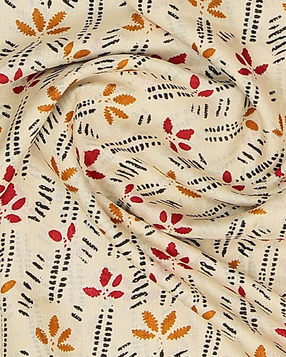 Cream Color Dola Saree