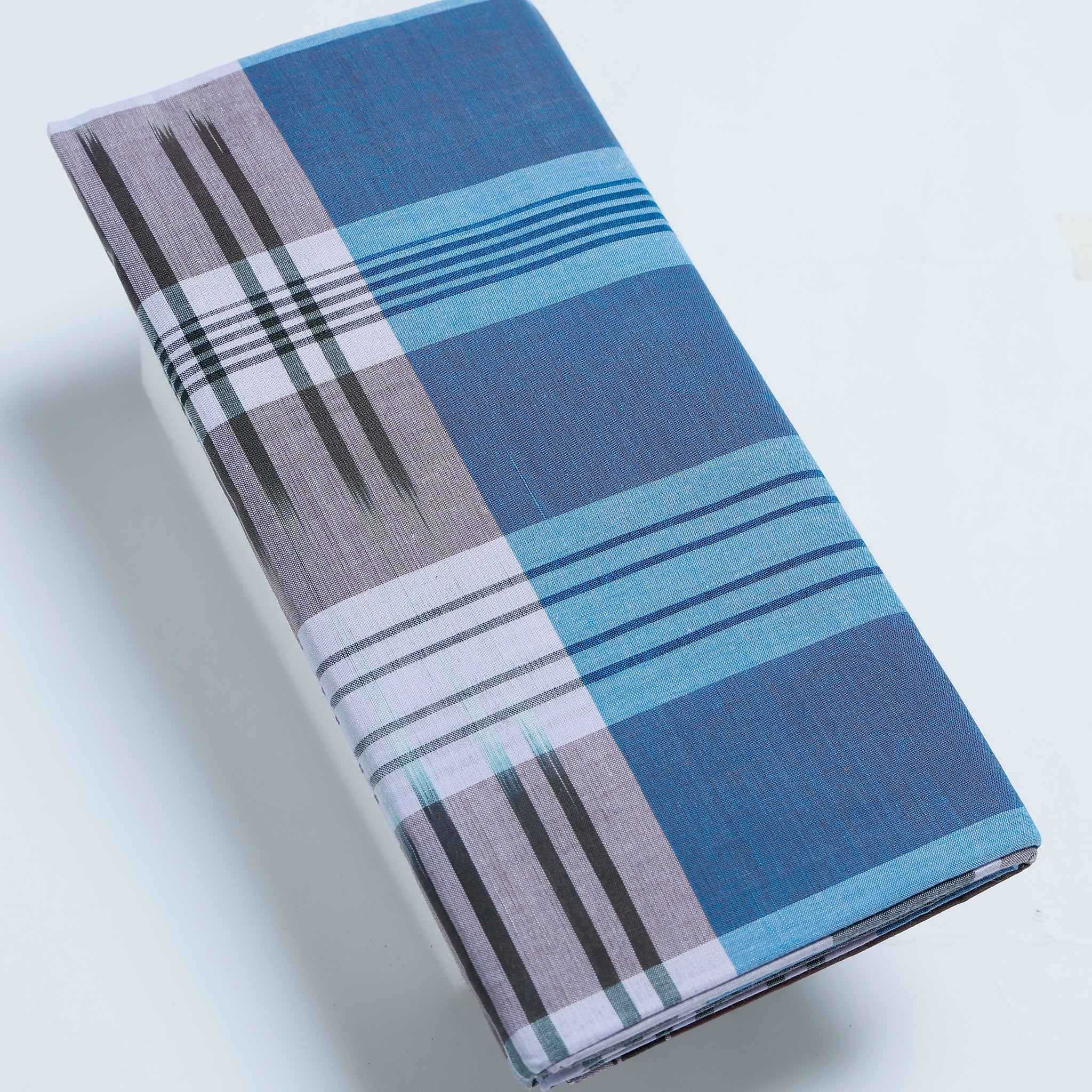 JKT Brand Multi Striped 2.10 m Stitched Lungi