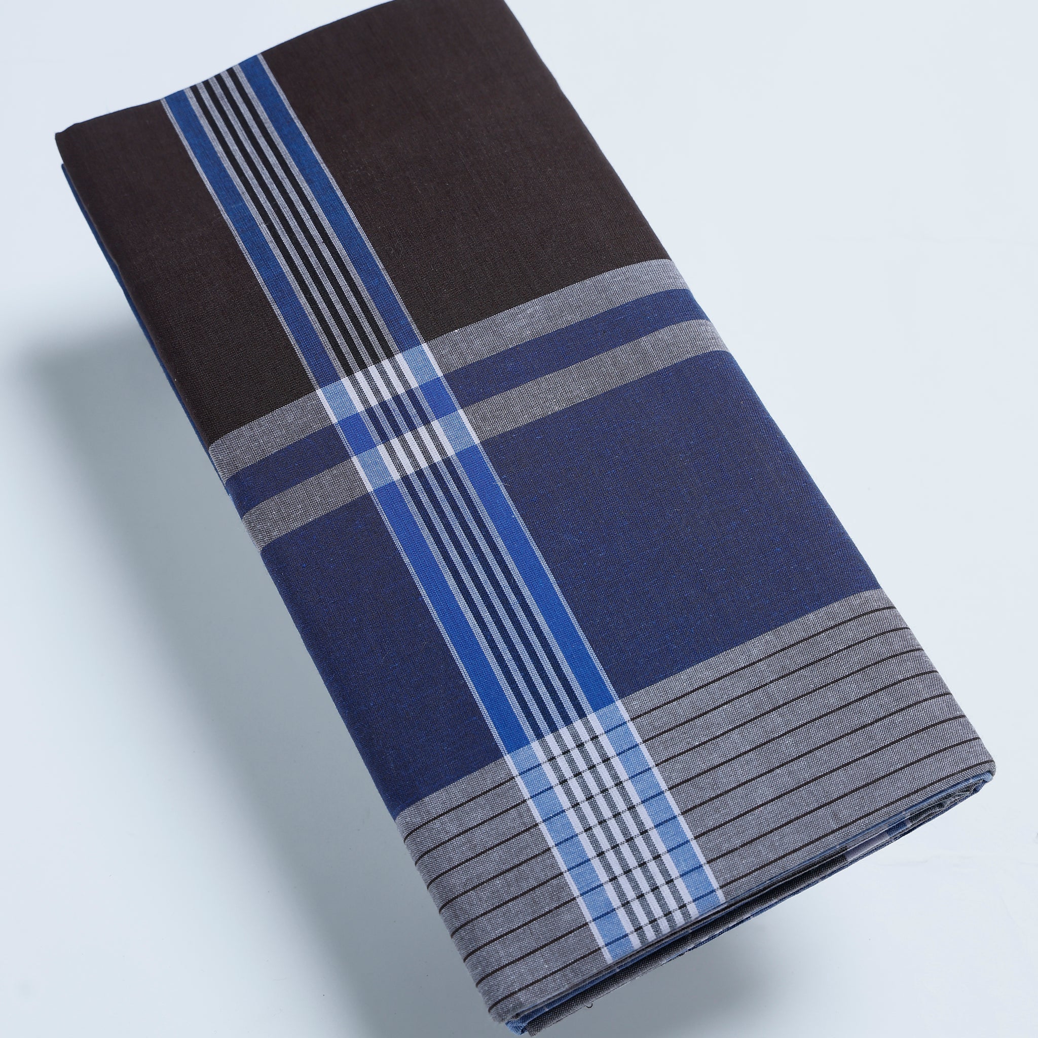 JKT Brand Multi Striped 2.10 m Stitched Lungi