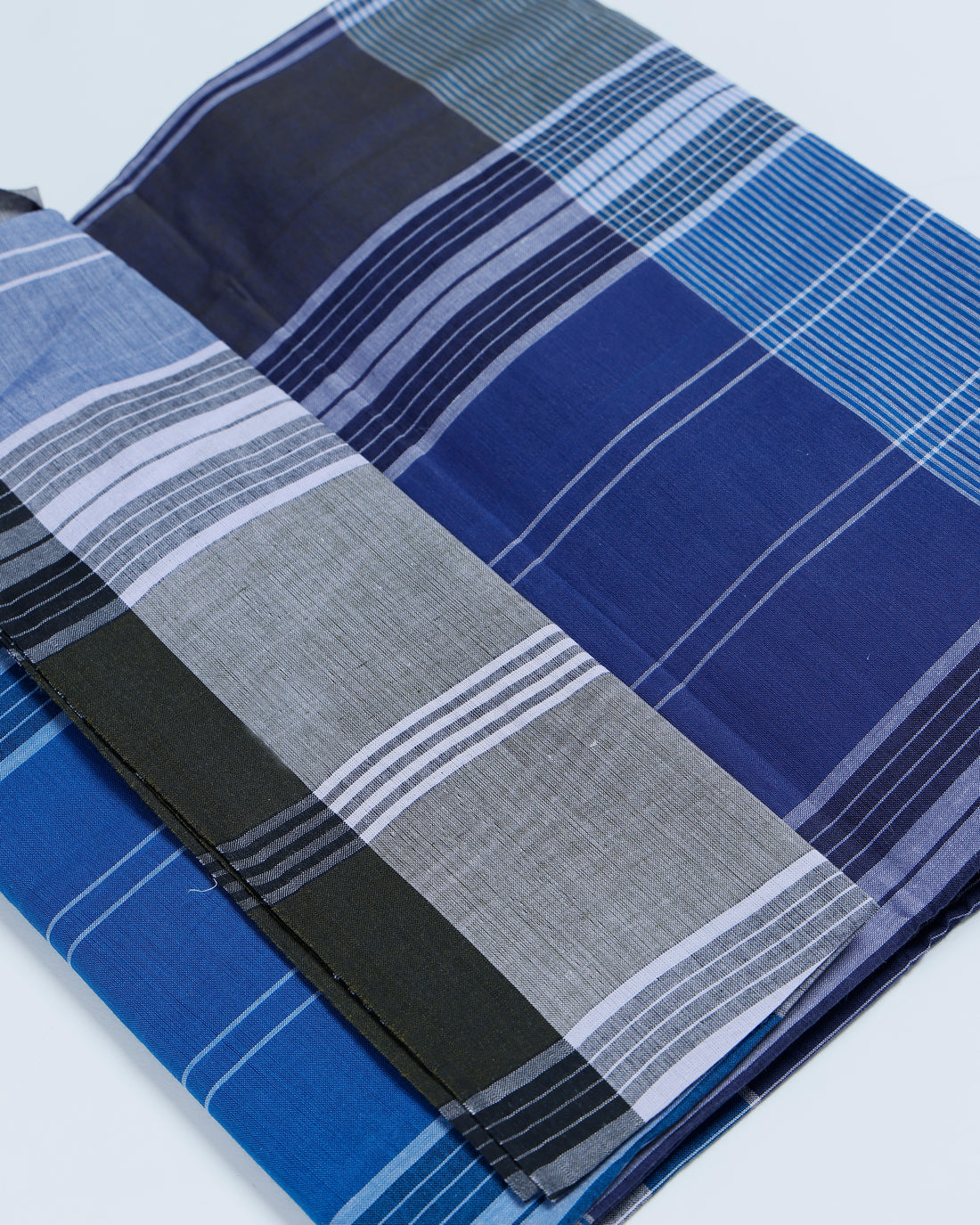 Sangu Brand Multi Striped 2.10 m Stitched Lungi