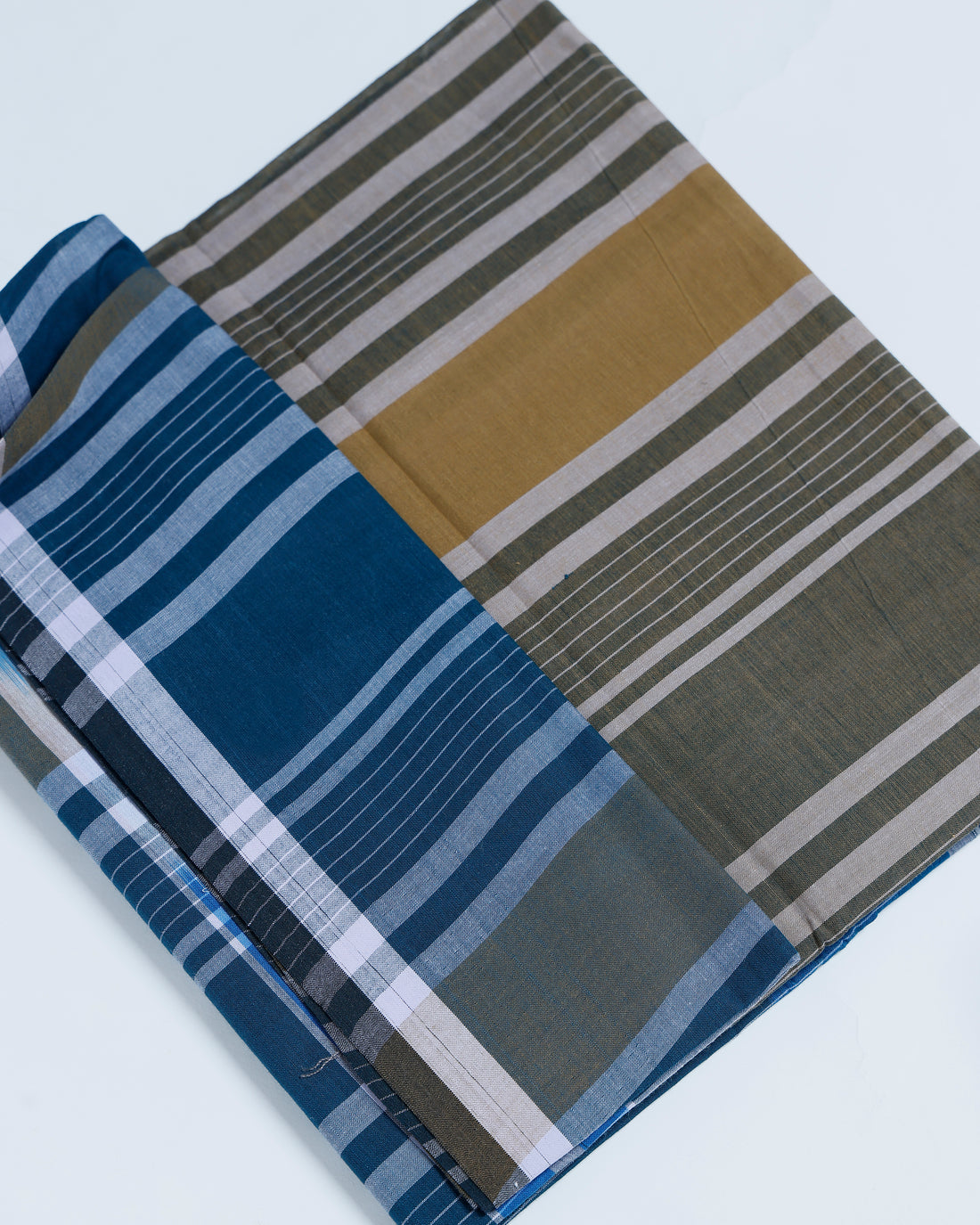 Sangu Brand Multi Striped 2.10 m Stitched Lungi