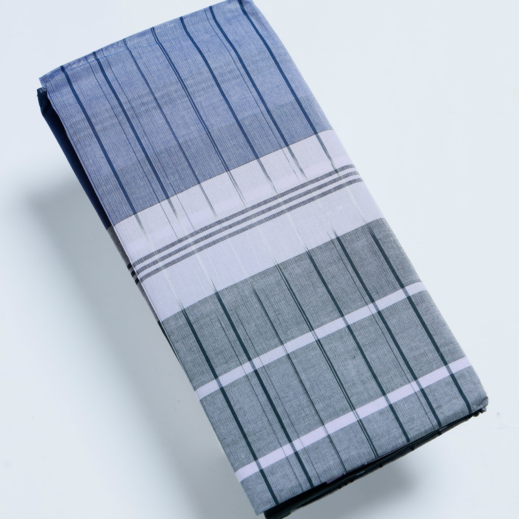Sangu Brand Multi Striped 2.10 m Stitched Lungi