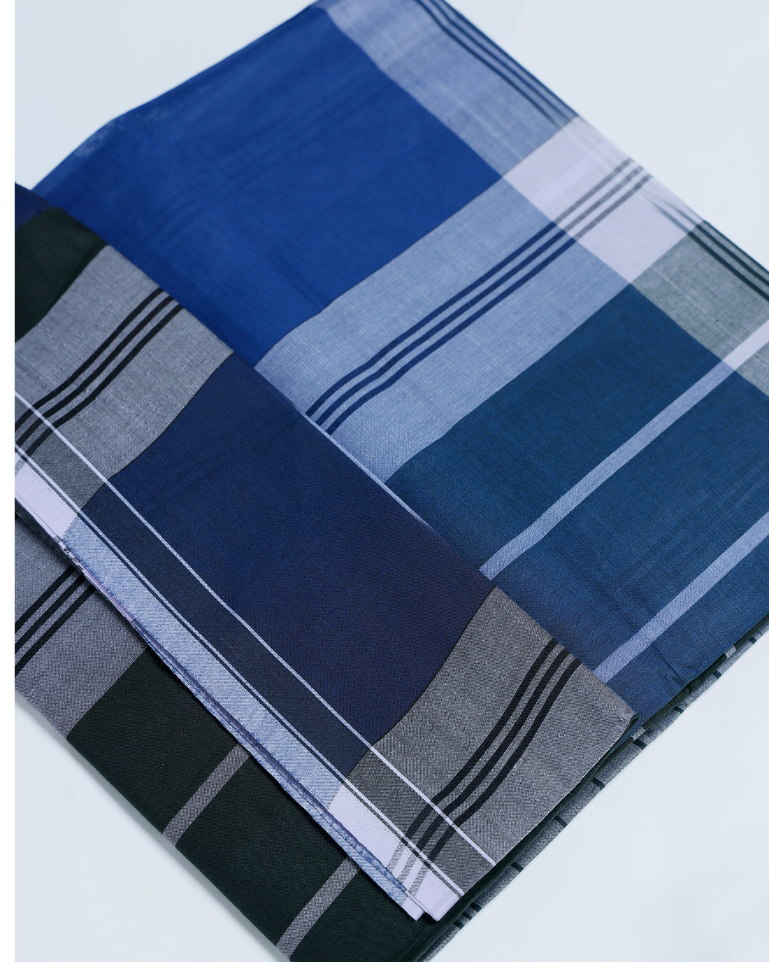 Sangu Brand Multi Striped 2.10 m Stitched Lungi