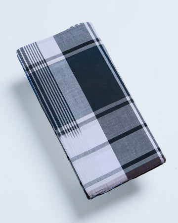 Sangu Brand Multi Striped 2.10 m Stitched Lungi