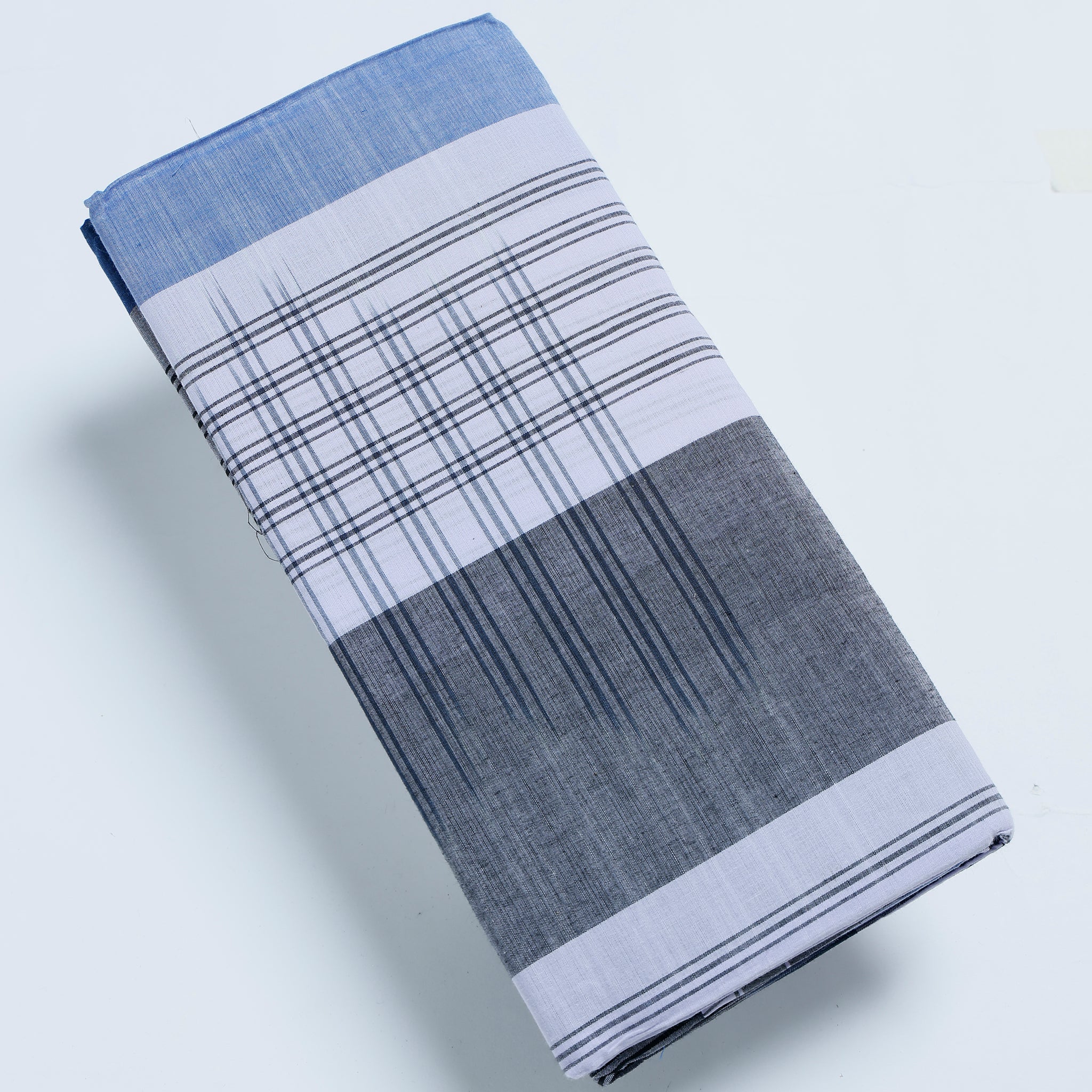 Sangu Brand Multi Striped 2.10 m Stitched Lungi
