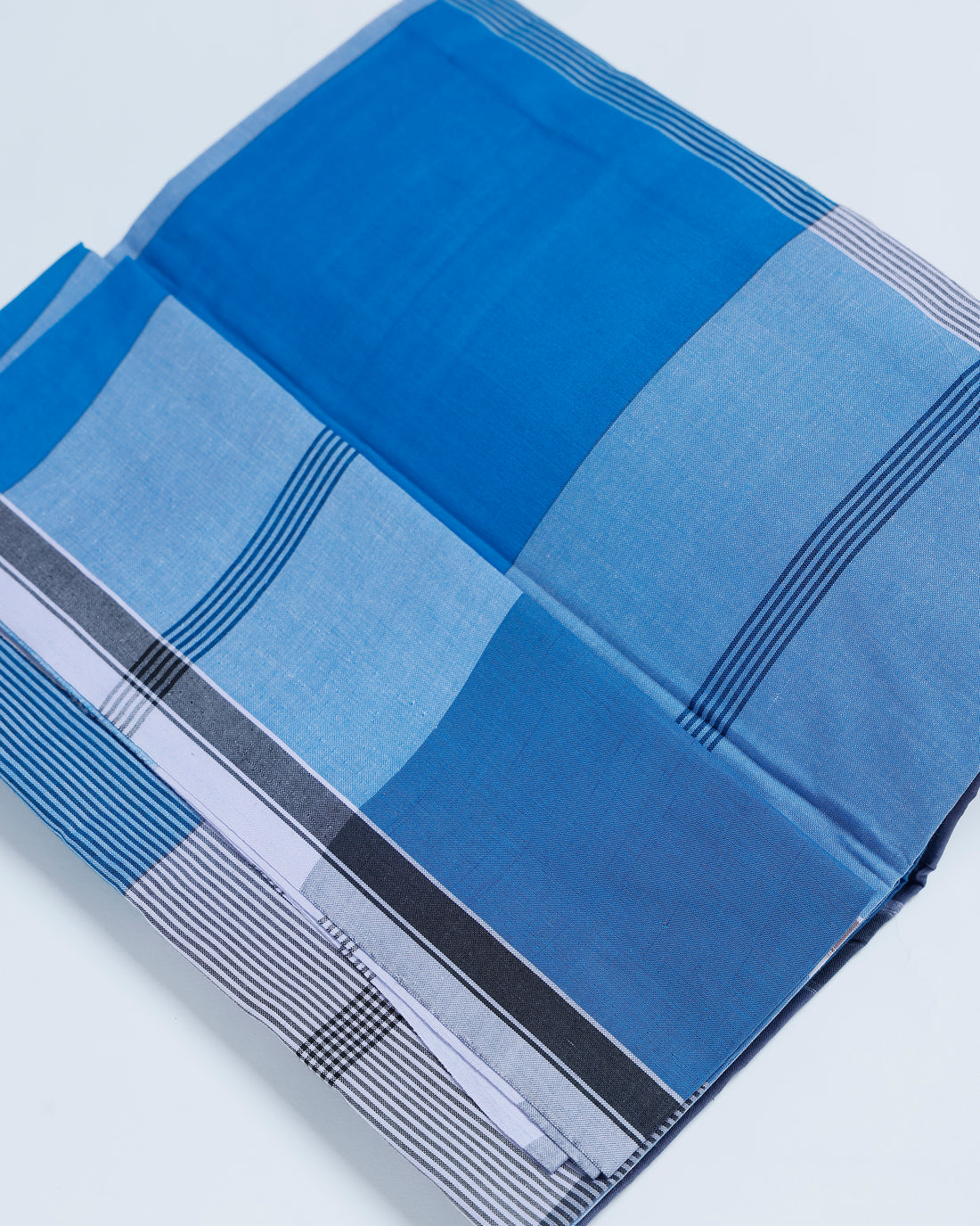 Nandu Brand Multi Striped 2.20 m Stitched Lungi