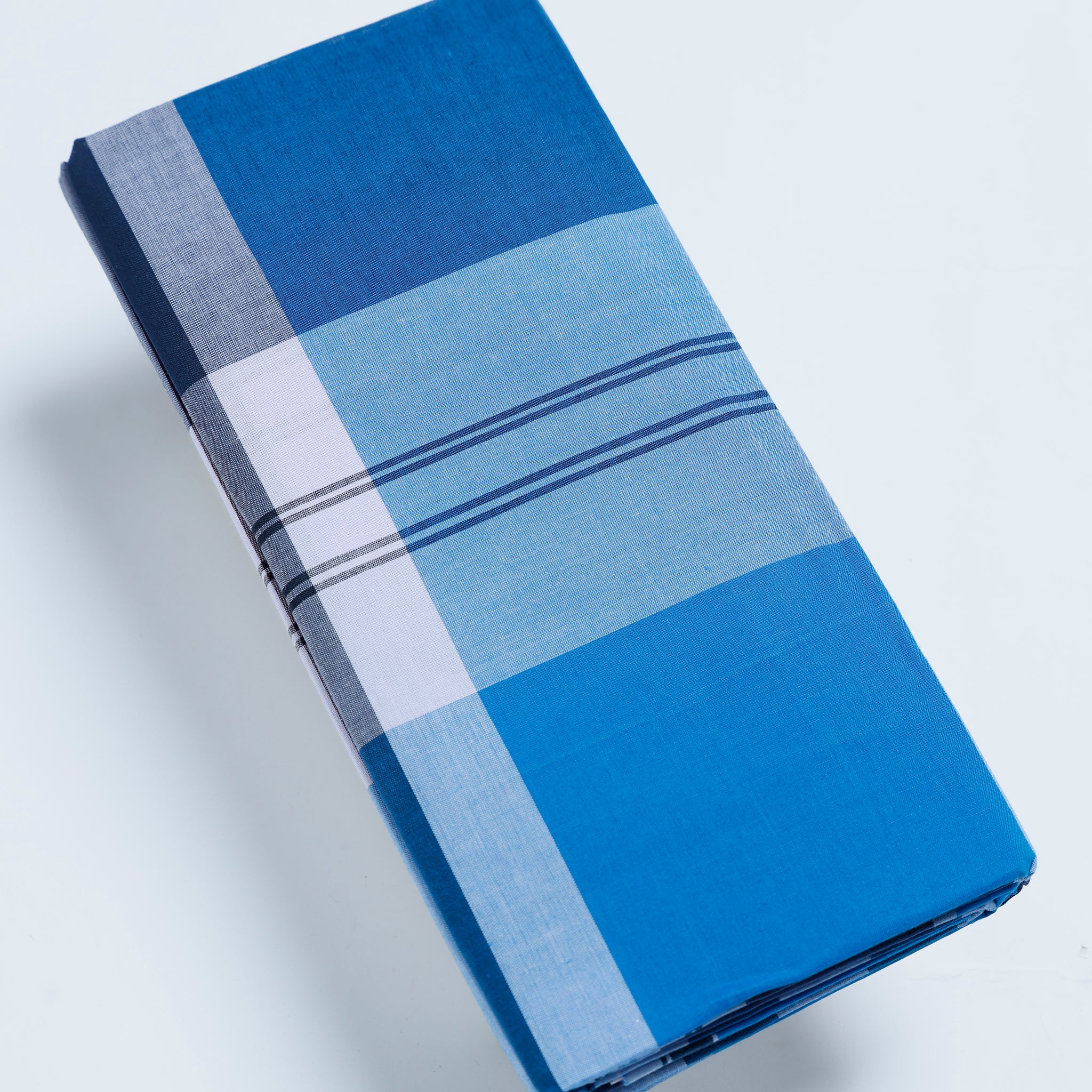 Nandu Brand Multi Striped 2.20 m Stitched Lungi