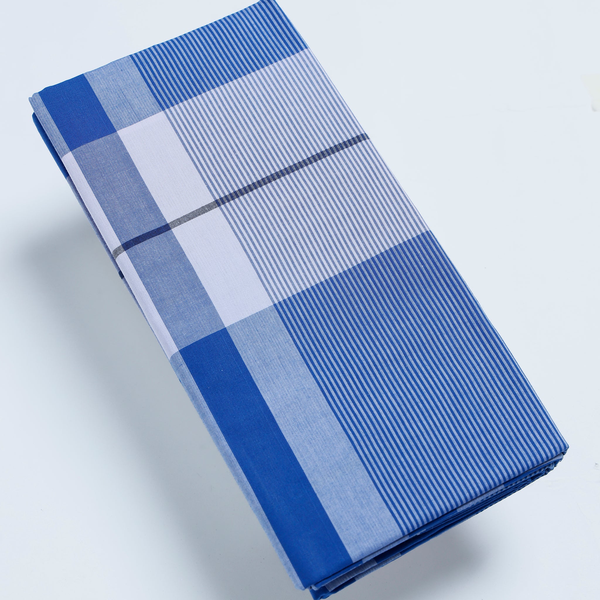 Nandu Brand Multi Striped 2.20 m Stitched Lungi