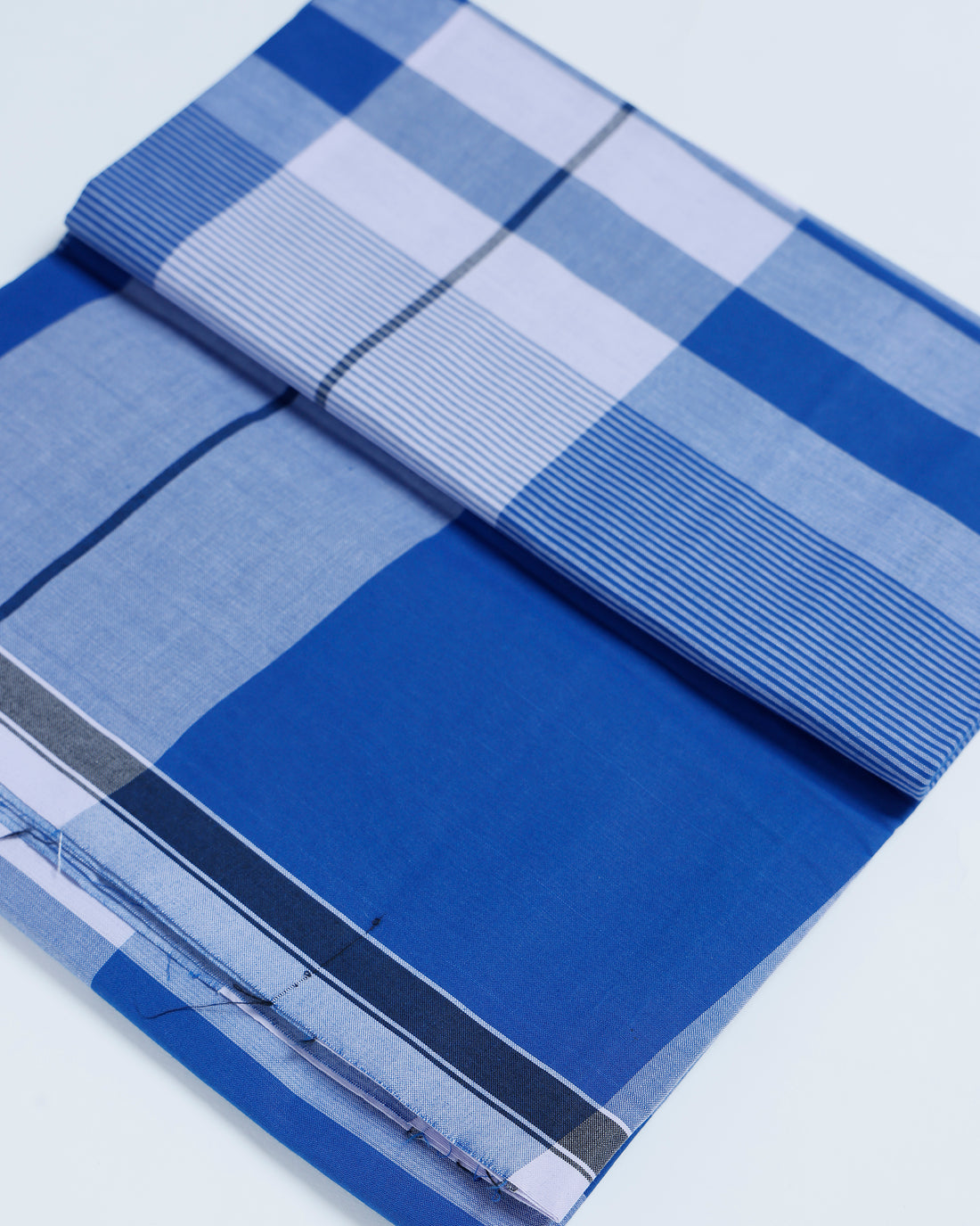 Nandu Brand Multi Striped 2.20 m Stitched Lungi
