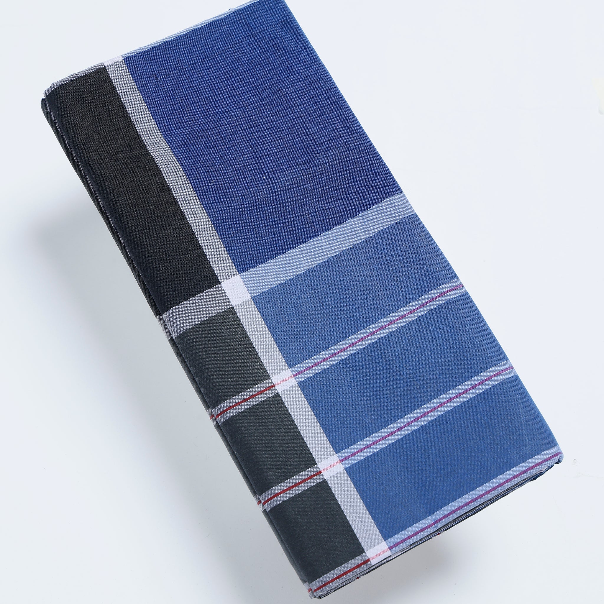Nandu Brand Multi Striped 2.20 m Stitched Lungi
