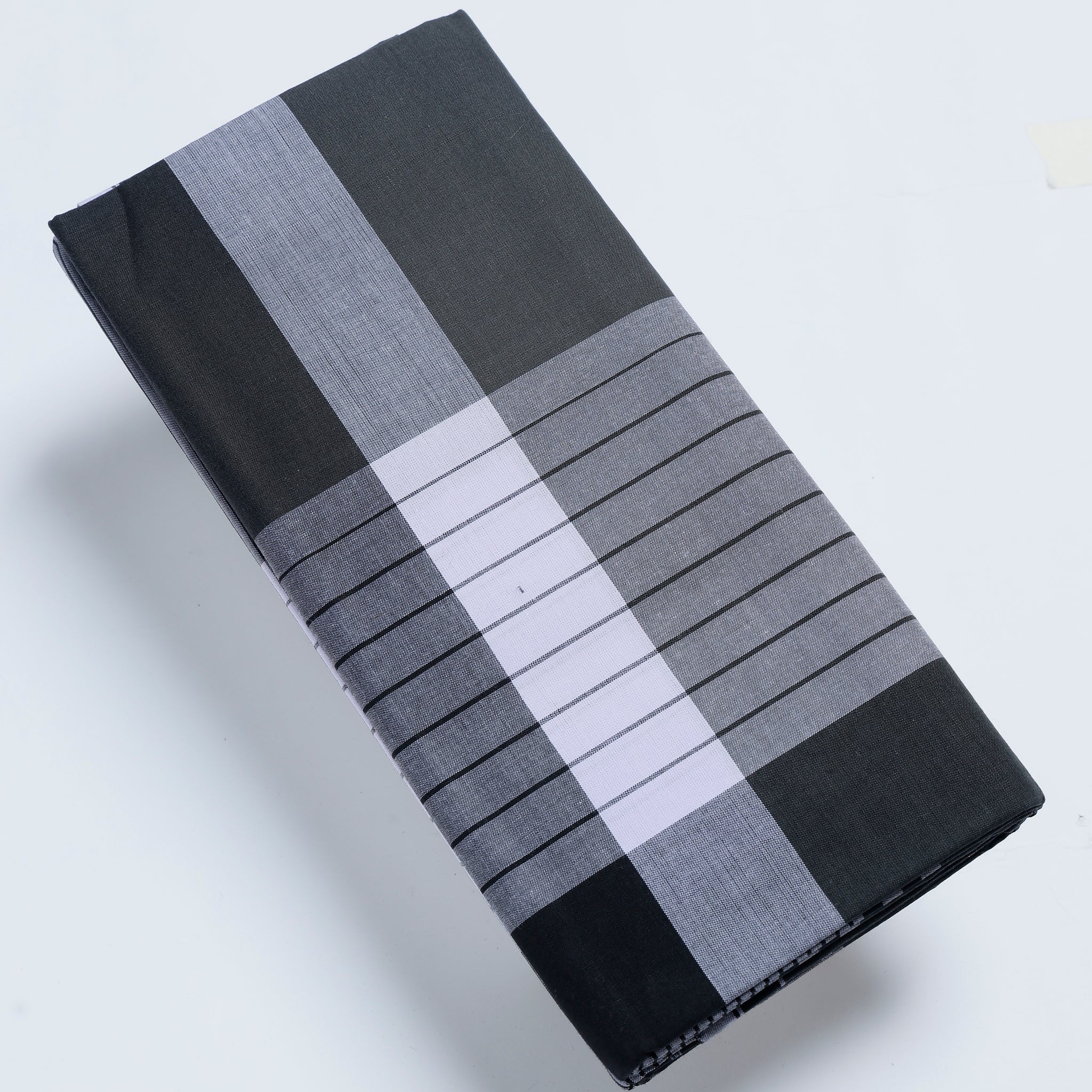 Nandu Brand Multi Striped 2.20 m Stitched Lungi