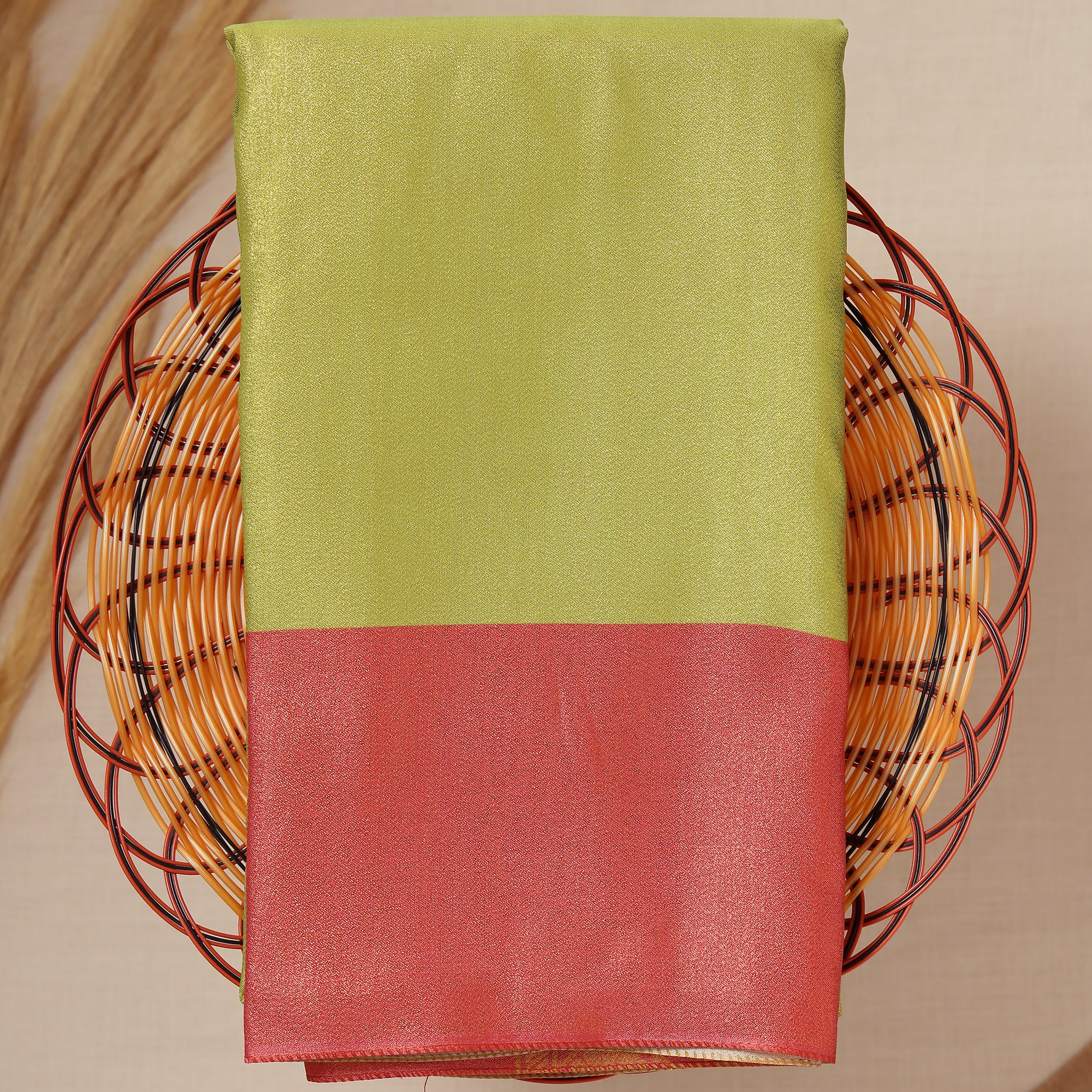 Green Color Soft Silk Saree