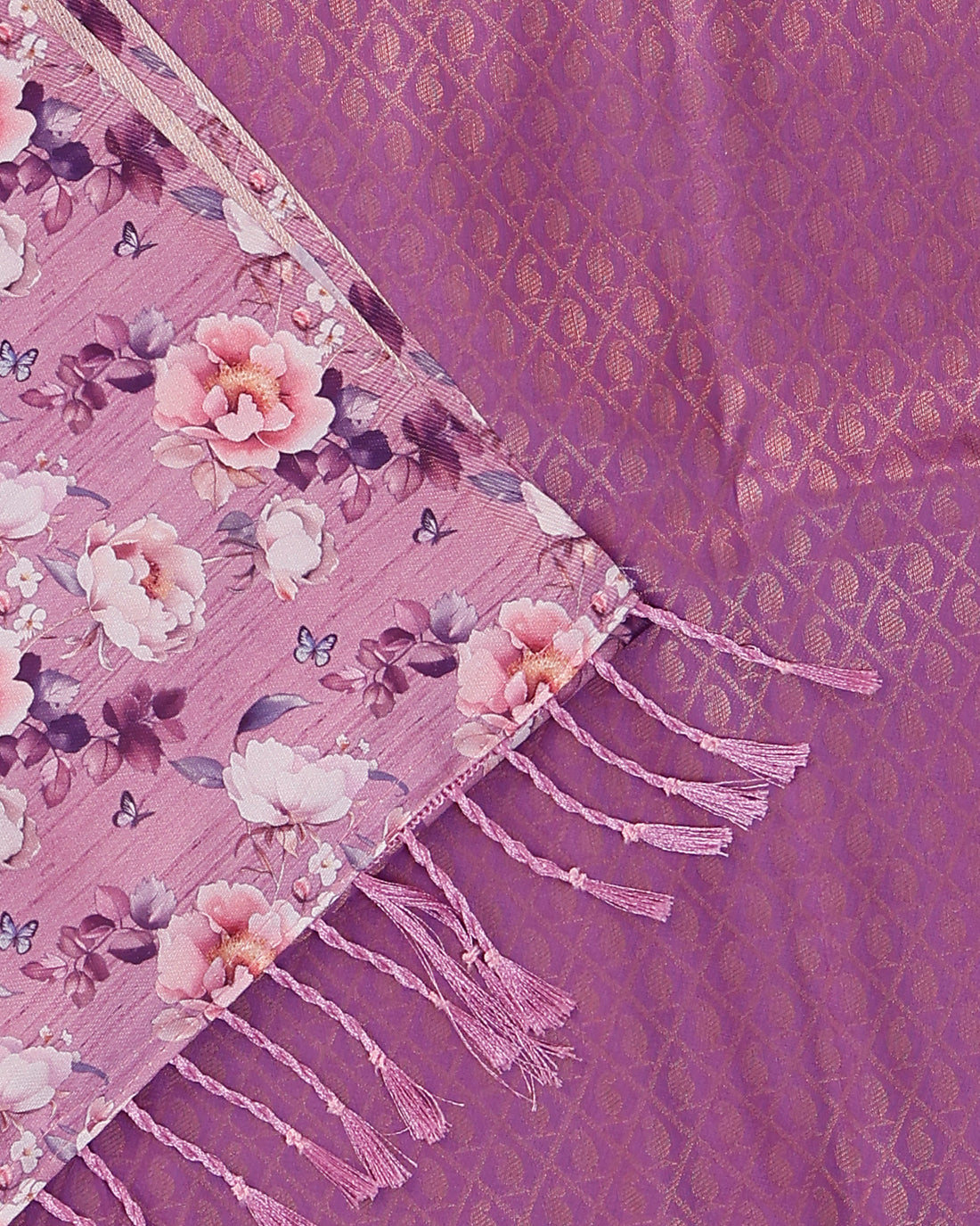 Purple Color Soft Silk Saree