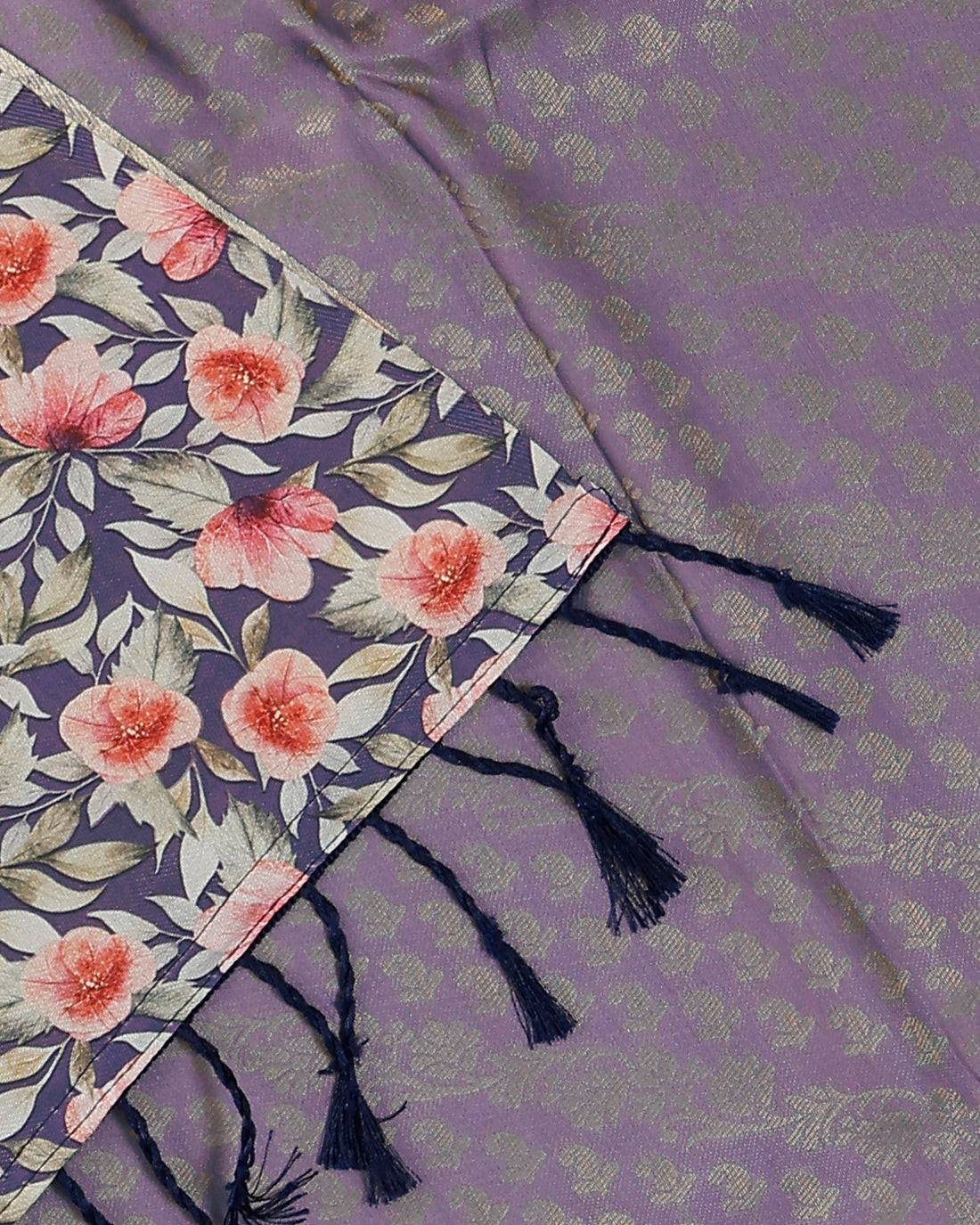 Purple Color Soft Silk Saree