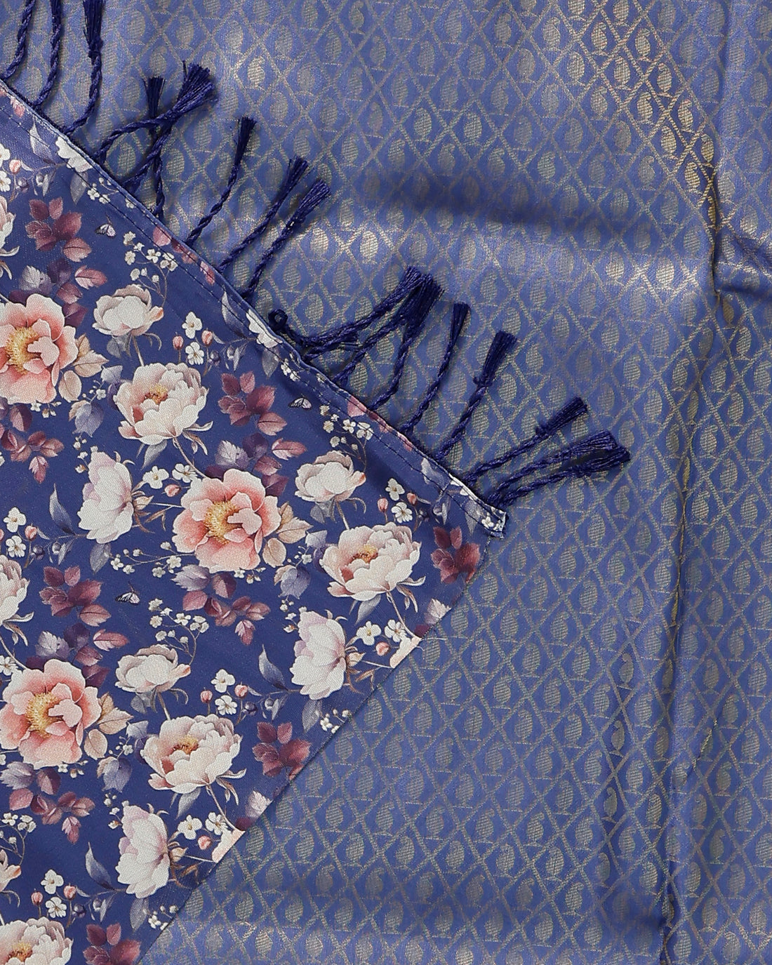 Blue Color Soft Silk Saree