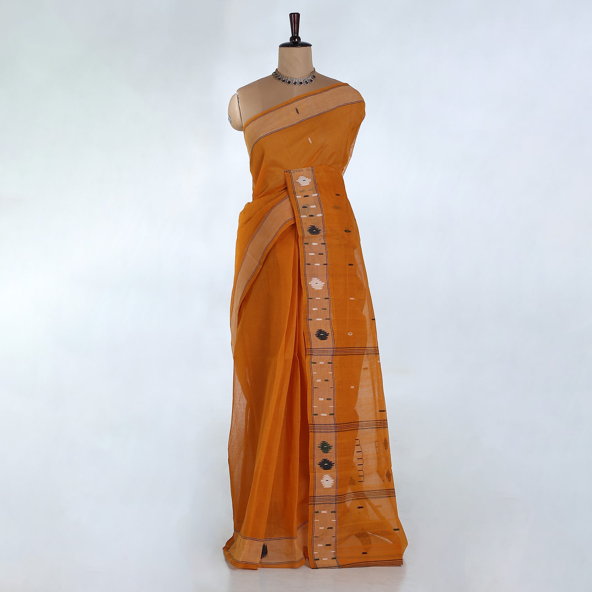 Bengal Cotton Saree For Women | Daily Office Wear Summer Collection | Jeyachandran - Full View