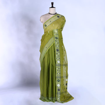 Bengal Cotton Saree For Women | Daily Office Wear Summer Collection | Jeyachandran - Full View