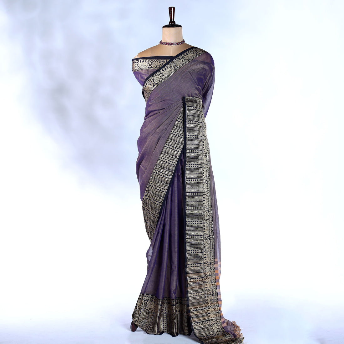 Light Mangalagiri Cotton Saree for Women | Festive Summer Collection | Jeyachandran - Full View