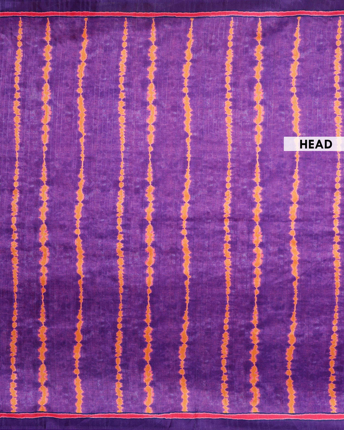 Elegant Semi Tussar Silk Saree with Intricate Nature-Inspired Patterns and Textured Stripes - Purple