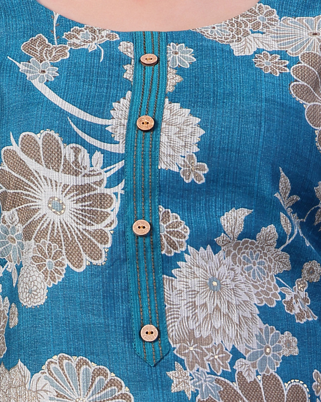 Blue Colour Top & Palazzo Set