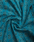 Shop Designer Sky Blue Colour Printed Women's Kurti Online