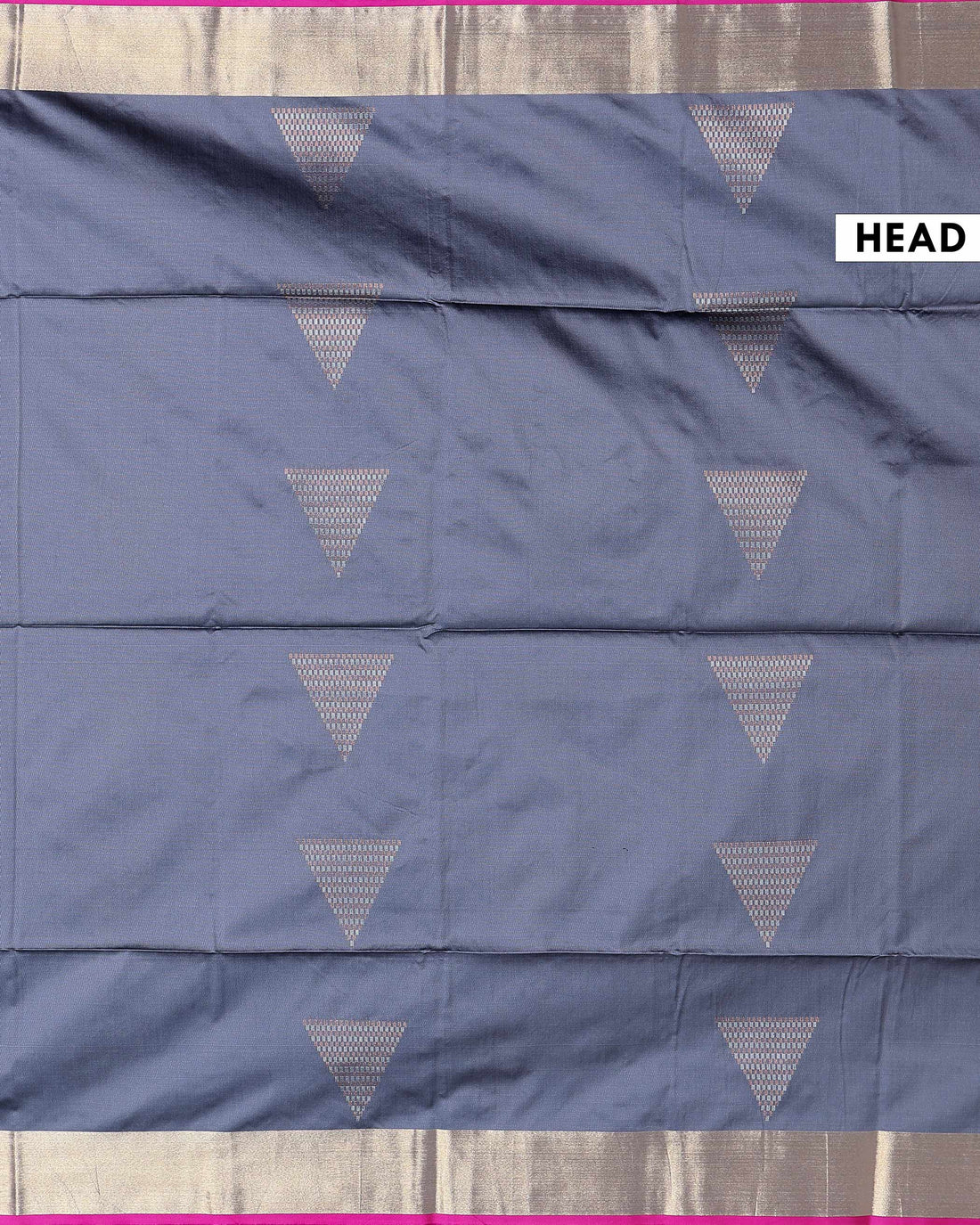 Ethnic Thread Design Soft Silk Saree - Grey