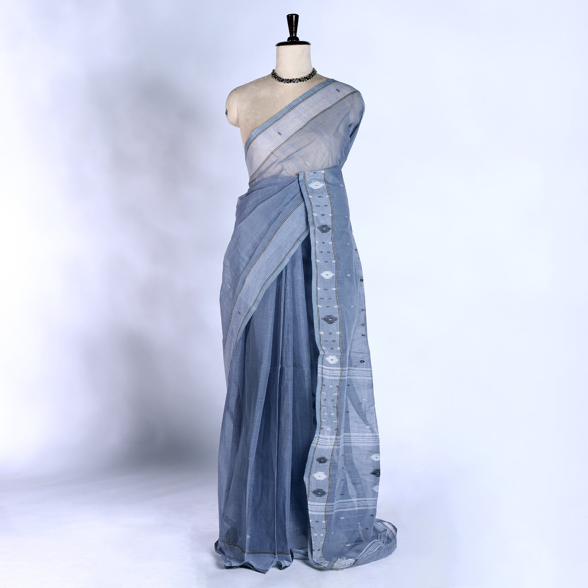 Bengal Cotton Saree For Women | Daily Office Wear Summer Collection | Jeyachandran - Full View